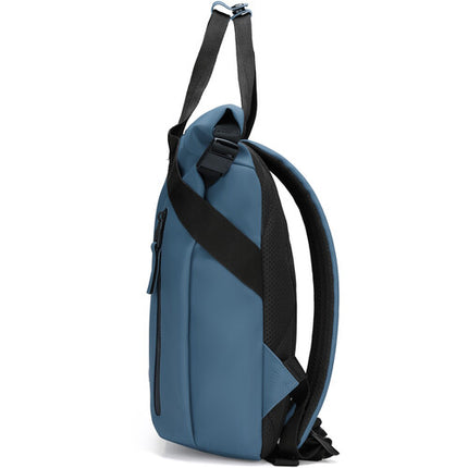 Swissdigital LAMONE M Mochila 10L Azul Oscuro Bolsillo Laptop 14" Resistente Agua
