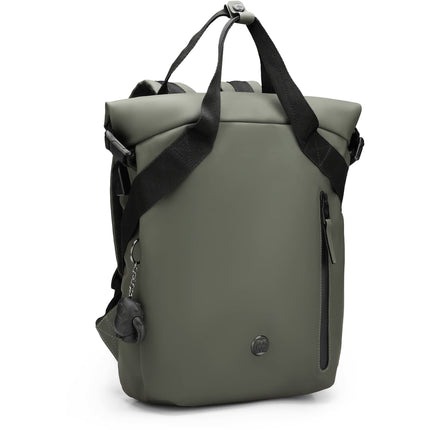 Swissdigital LAMONE M Mochila Dark Green 10L Resistente al Agua Eco Friendly