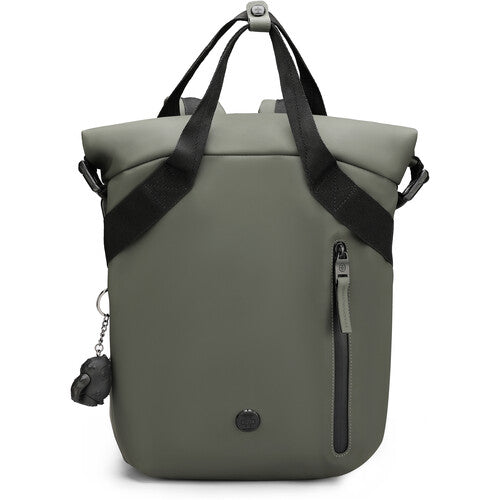 Swissdigital LAMONE M Mochila Dark Green 10L Resistente al Agua Eco Friendly