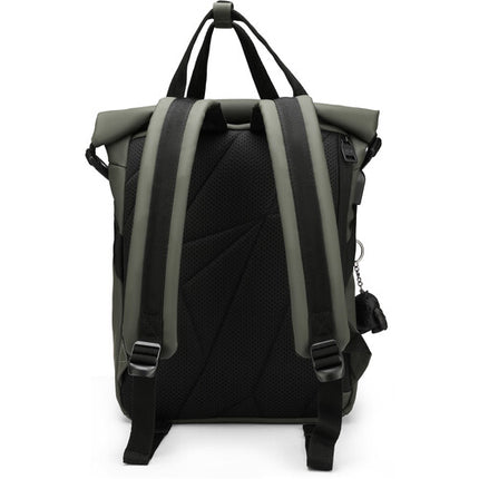 Swissdigital LAMONE M Mochila Dark Green 10L Resistente al Agua Eco Friendly