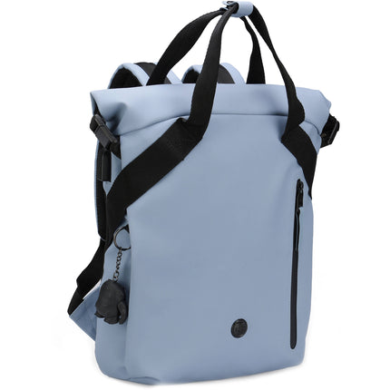 Swissdigital LAMONE M Mochila 10L Azul Bolsillo Laptop 14" Resistente Agua