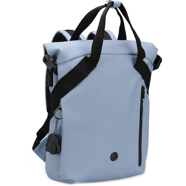 Swissdigital LAMONE M Mochila 10L Azul Bolsillo Laptop 14" Resistente Agua