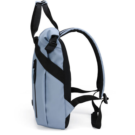 Swissdigital LAMONE M Mochila 10L Azul Bolsillo Laptop 14" Resistente Agua