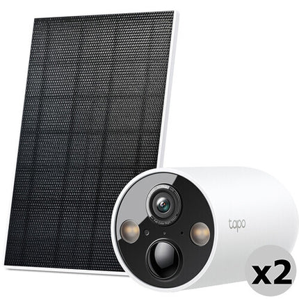 TP-Link Tapo C425 Kit Cámaras de Seguridad Solar 2560x1440 30fps 2 Unidades