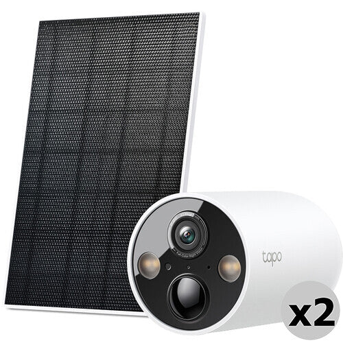 TP-Link Tapo C425 Kit Cámaras de Seguridad Solar 2560x1440 30fps 2 Unidades