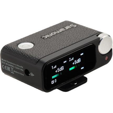 Saramonic Ultra Sistema Micrófonos Lavalier Inalámbricos Digitales 984' Alcance Negra