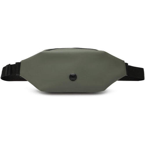 Swissdigital LAMONE Bolso Bandolera Verde Oscuro 2L Resistente al Agua con Protección RFID
