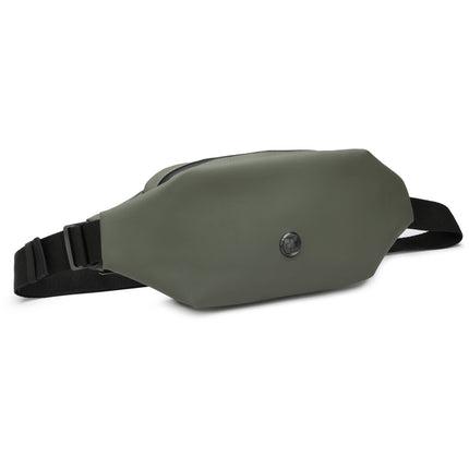 Swissdigital LAMONE Bolso Bandolera Verde Oscuro 2L Resistente al Agua con Protección RFID