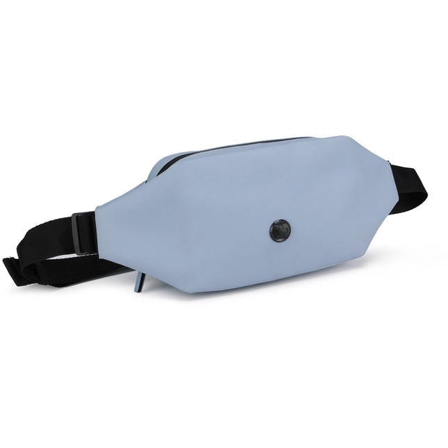 Swissdigital LAMONE Bolso Bandolera Azul Claro 2L con Protección RFID y Tela Resistente al Agua