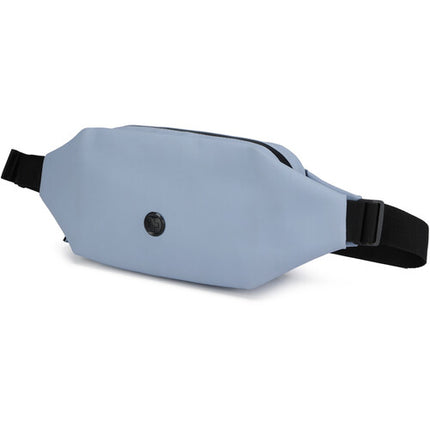 Swissdigital LAMONE Bolso Bandolera Azul Claro 2L con Protección RFID y Tela Resistente al Agua