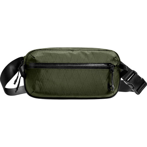 tomtoc Aviator-T35 Riñonera Verde 2.5L Tela X-Pac Protección RFID