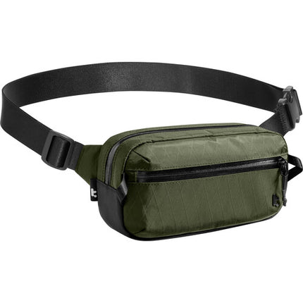 tomtoc Aviator-T35 Riñonera Verde 2.5L Tela X-Pac Protección RFID