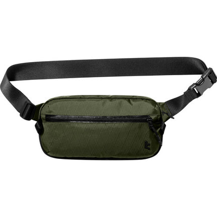 tomtoc Aviator-T35 Riñonera Verde 2.5L Tela X-Pac Protección RFID