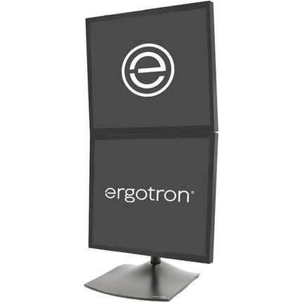 Ergotron DS100 Soporte Vertical Doble para Monitores Negro 28 pulgadas