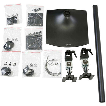 Ergotron DS100 Soporte Vertical Doble para Monitores Negro 28 pulgadas