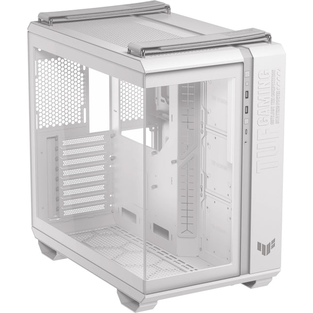 ASUS TUF Gaming GT502 Horizon Caja Mid-Tower Blanca ATX con Paneles de Vidrio Templado
