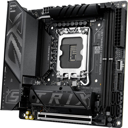 ASUS Republic of Gamers STRIX B860-I GAMING Placa base Mini-ITX DDR5 PCIe 5.0 Wi-Fi 7