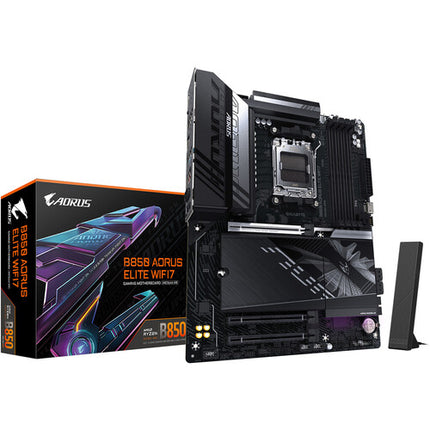 Gigabyte B850 AORUS ELITE WIFI7 Placa Base AM5 ATX 4 Ranuras DDR5 Wi-Fi 7