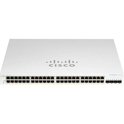 Cisco CBS220-48P-4G Switch de Red Gestionado 48 Puertos PoE+ 382W Energía Rack-Montable