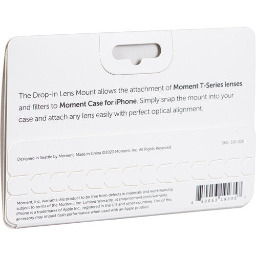 Moment Soporte de Lentes T-Series para iPhone 15 Pro y 15 Pro Max