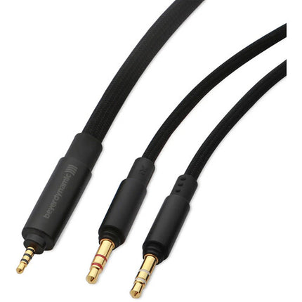 Beyerdynamic Cable Estéreo Balanceado 4 Pin 2.5mm a 2x 3.5mm 1.4m con Mecanismo de Bloqueo