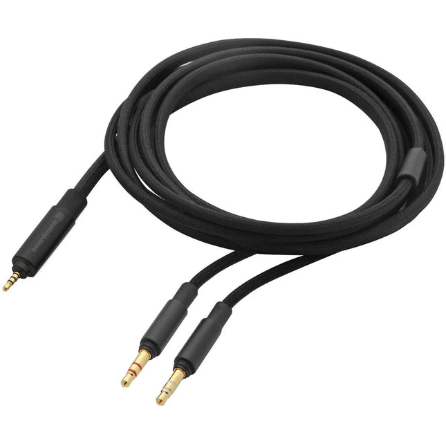 Beyerdynamic Cable Estéreo Balanceado 4 Pin 2.5mm a 2x 3.5mm 1.4m con Mecanismo de Bloqueo