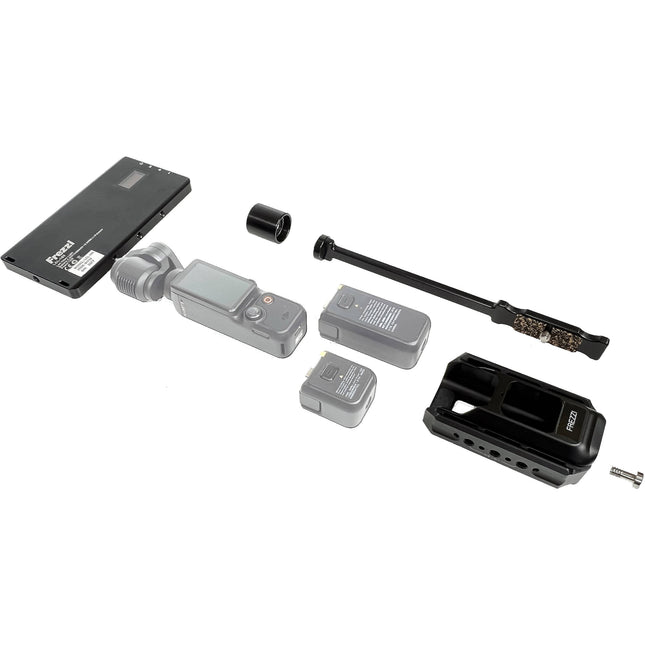 Frezzi Panel LED Bicolor Compacto para DJI Osmo Pocket 3 3200-5600K Dimmable