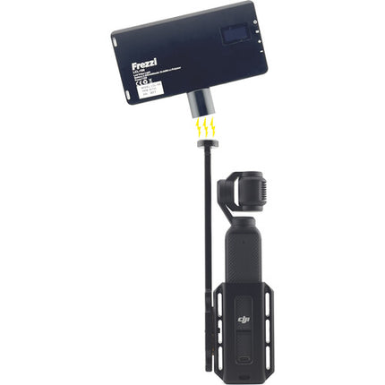 Frezzi Panel LED Bicolor Compacto para DJI Osmo Pocket 3 3200-5600K Dimmable