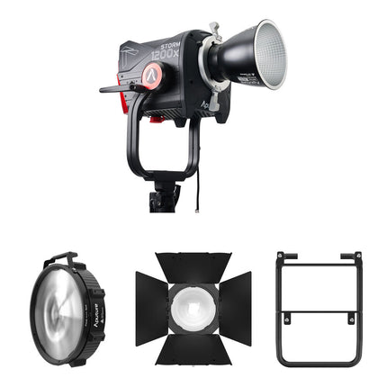 Aputure STORM 1200x Kit de Cine Luz LED Bi-Color Fresnel 15-45° Support