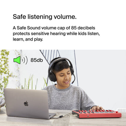 Belkin SoundForm Inspire Auriculares Over-Ear Para Niños Limite 85dB Microfono Plegable