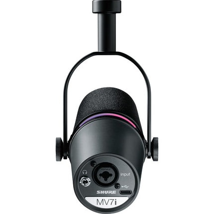 Shure MV7i Micrófono Inteligente con Interfaz USB-C 48 kHz 24-Bit