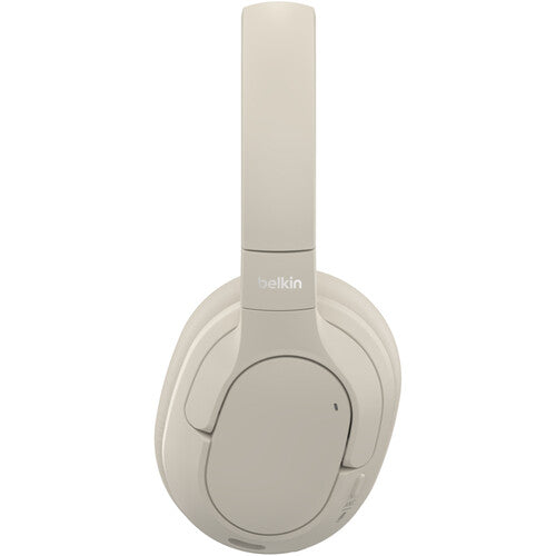 Belkin SoundForm Isolate Auriculares inalámbricos cancelación activa 60 horas carga USB-C Sand