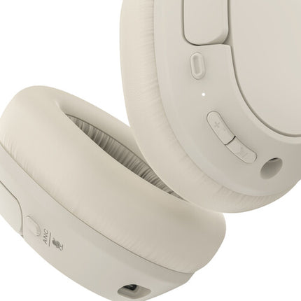 Belkin SoundForm Isolate Auriculares inalámbricos cancelación activa 60 horas carga USB-C Sand