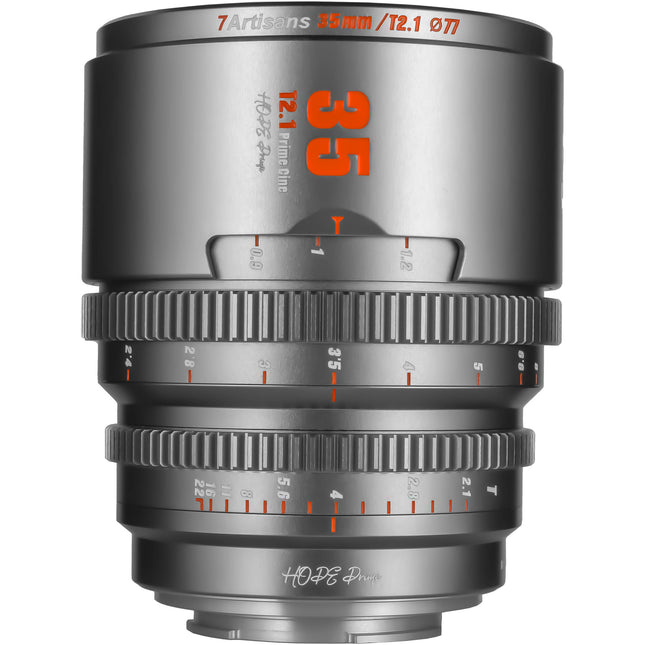 7Artisans Hope 35mm T2.1 Lente Cine Micro Cuatro Tercios 37mm M77 Ti
