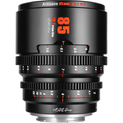 7Artisans 85mm T2.1 Hope S35 Lente de Cine para Canon RF 83mm M77 filtro