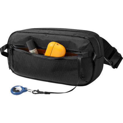 tomtoc Aviator-T35 Bolsa de Pecho Negra 2.5L Protección RFID Nylon X-Pac