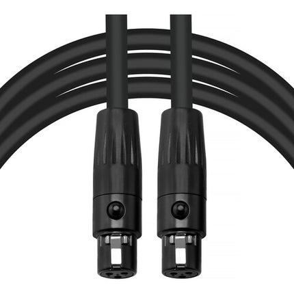 Genaray Mini 3-Pin Hembra a Hembra Cable DMX 5 Pies 110 Ohm Acoplamiento