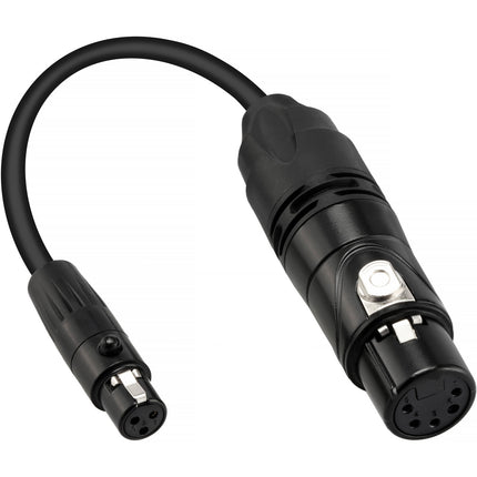 Genaray Mini Cable Adaptador DMX 0.5 pies Conductor Cobre Estaño 110 Ohm