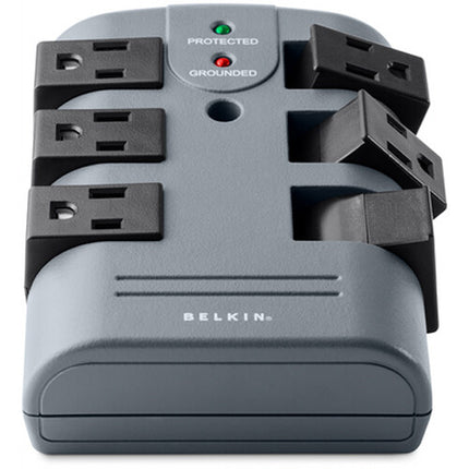 Belkin BP106000 Protector de Sobretensión 6 Tomas 1080 Julios Giratorio