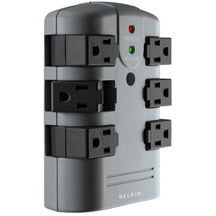 Belkin BP106000 Protector de Sobretensión 6 Tomas 1080 Julios Giratorio
