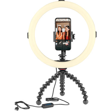 JOBY Beamo Ring Light 12" Luz Circular 10 Niveles Brillo 3 Temperaturas Color