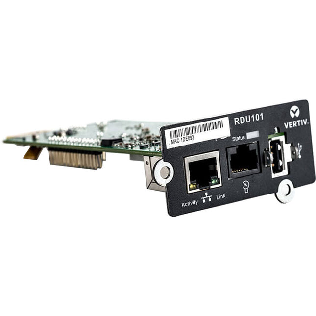 VERTIV Liebert IntelliSlot RDU101 Tarjeta de Comunicaciones Ethernet RJ45 USB-A