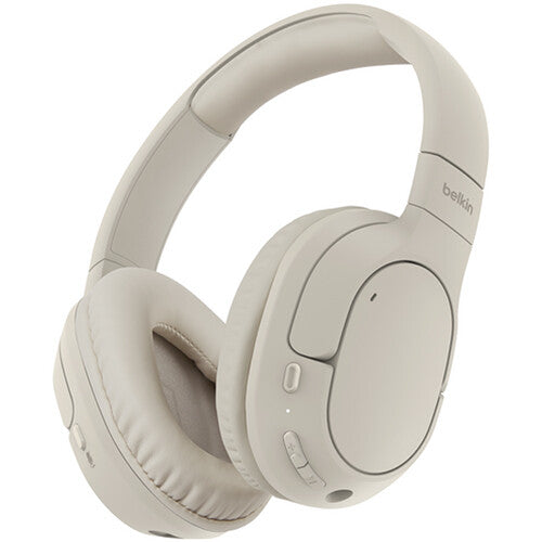 Belkin SoundForm Surround Auriculares inalámbricos supraaurales 60h batería Bluetooth 5.4 Sand