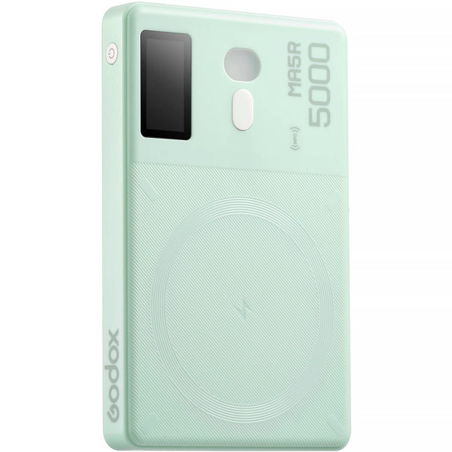 Godox MA5R Luz LED RGB y Power Bank Verde Panel 4.21x2.68 Dimming 0-100%