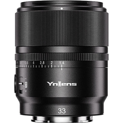Yongnuo YN 33mm f/1.4 DA DSM WL Pro Lente para Sony E con motor silencioso y diafragma circular 9 hojas