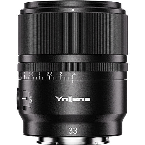 Yongnuo YN 33mm f/1.4 DA DSM WL Pro Lente para Sony E con motor silencioso y diafragma circular 9 hojas