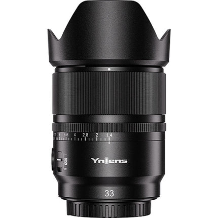 Yongnuo YN 33mm f/1.4 DA DSM WL Pro Lente para Sony E con motor silencioso y diafragma circular 9 hojas