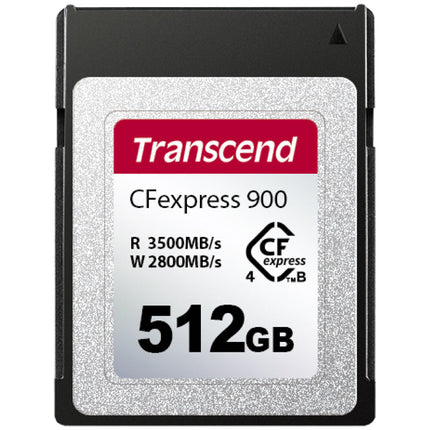 Transcend 512GB CFexpress 900 Tipo B Tarjeta de Memoria 3500 MB/s 2800 MB/s Velocidad