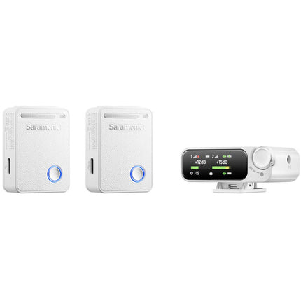 Saramonic Ultra Sistema de Micrófono Inalámbrico Digital Omnidireccional para 2 Personas con Grabación 32-Bit y Alcance 300m