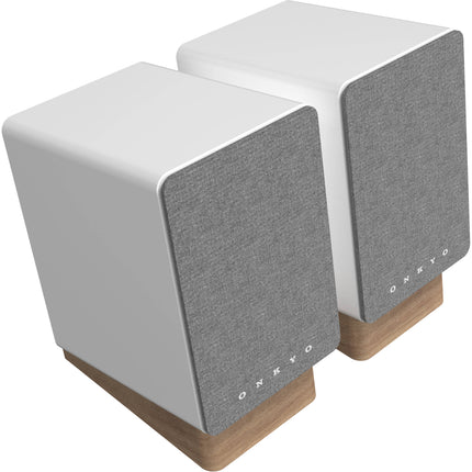 Onkyo GX-10DB Altavoces Compactos Activos Estéreo 34W Bluetooth Blanco Par